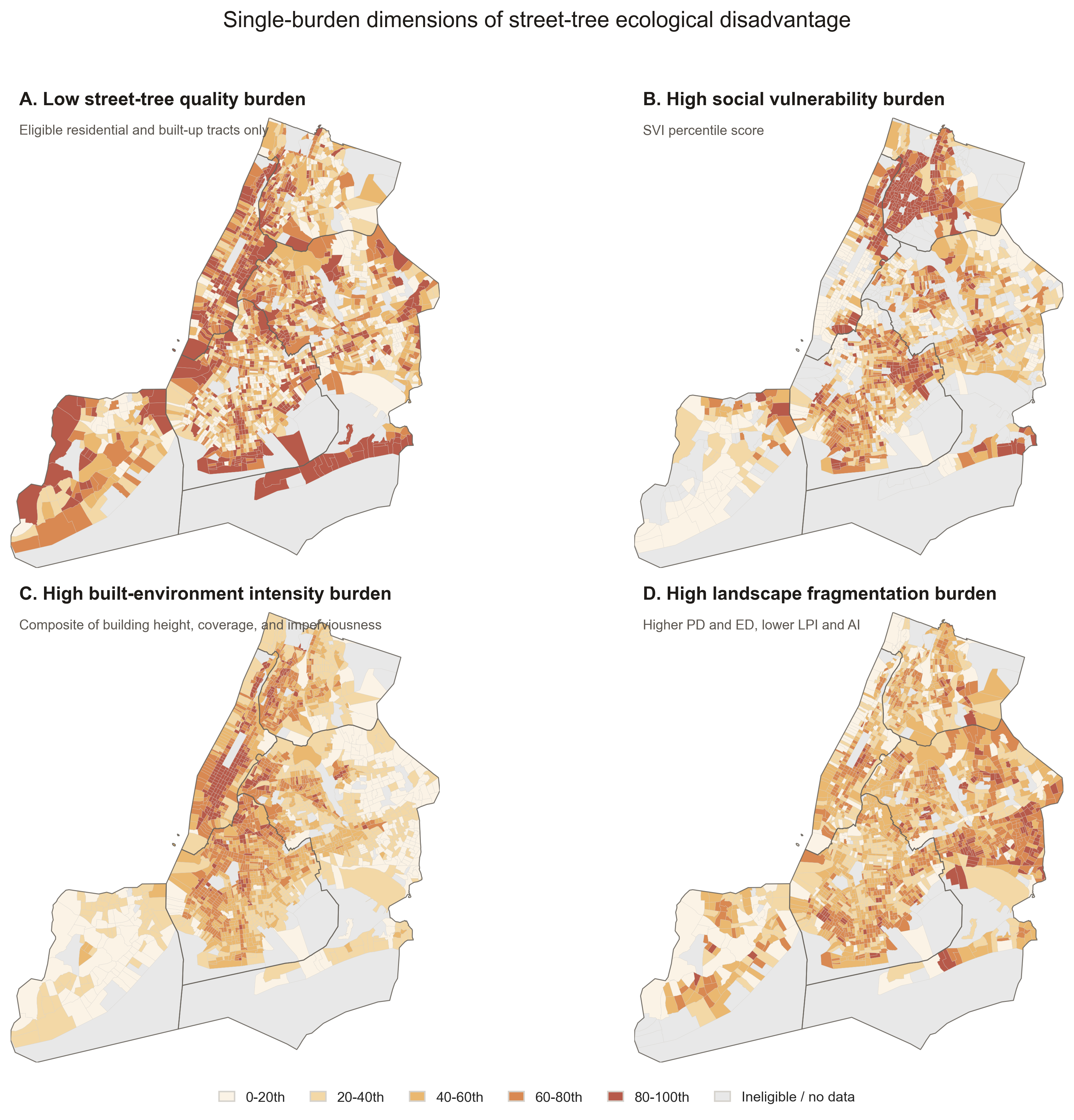 Single burden maps